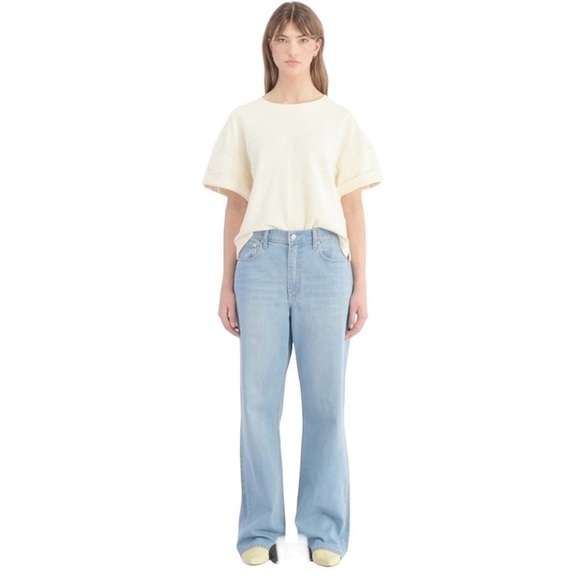 NOBODY DENIM Rudi Relaxed Fit Wide Leg Straight Jean Size 25 - Picture 10 of 11